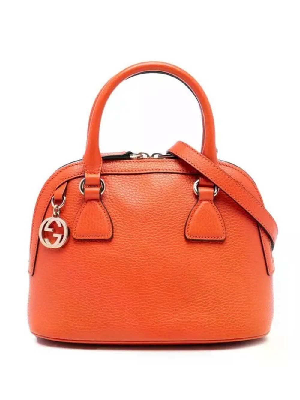 Gucci GG Charm Dome Satchel - vintage Gucci mini bag - authenticated - Picture 5 of 17